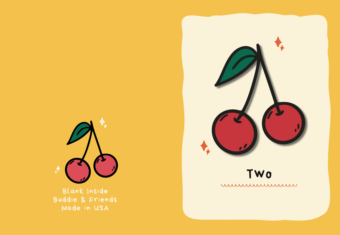 2 Cherry Birthday Card